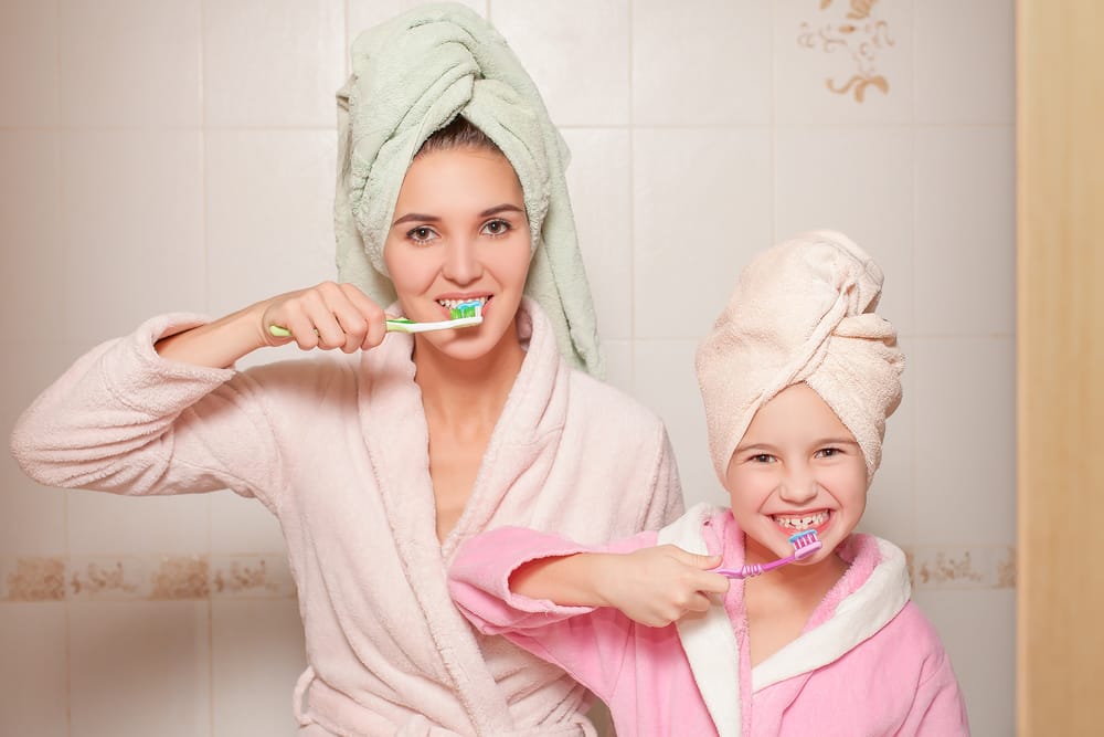 učíte deti, aby si zuby čistili