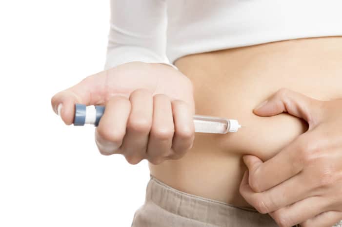 nesprávna injekcia inzulínu