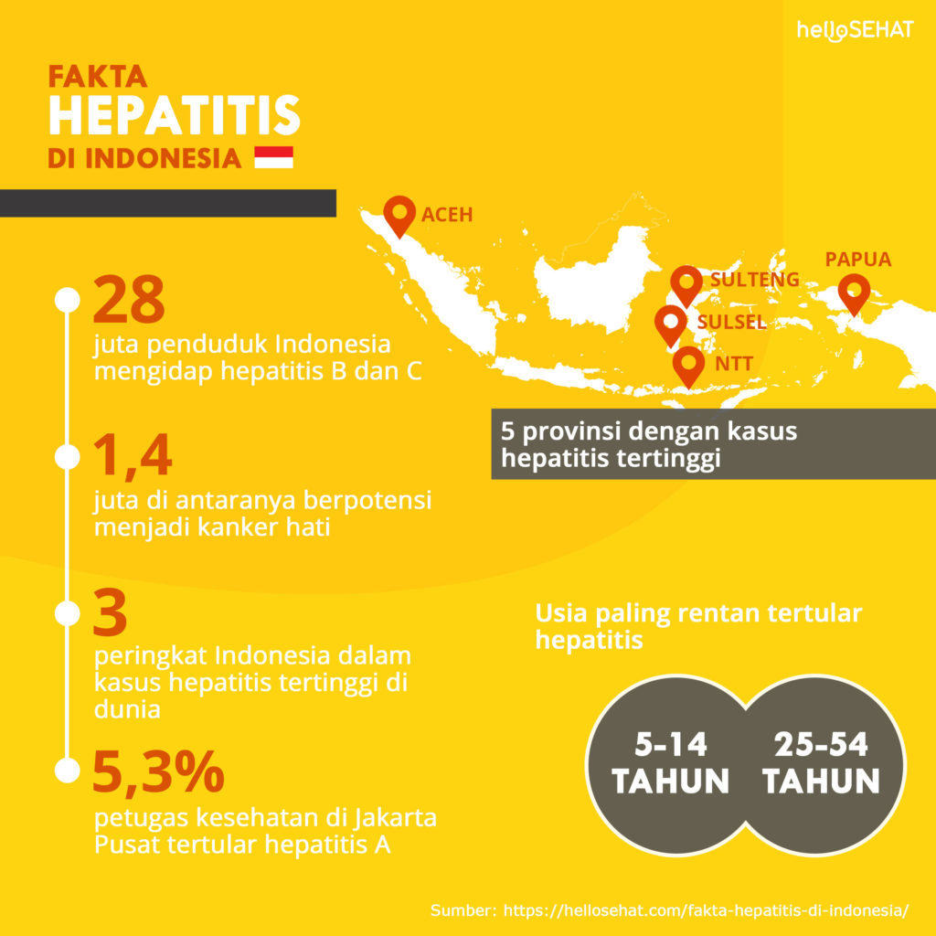 Fakty o hepatitíde v Indonézii