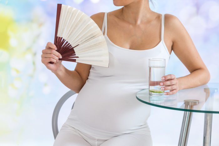 prekonanie tepla počas tehotenstva