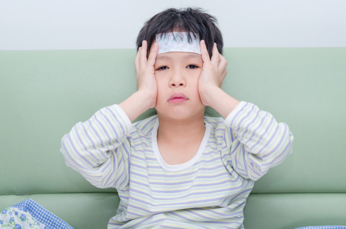 bolesti hlavy u detí