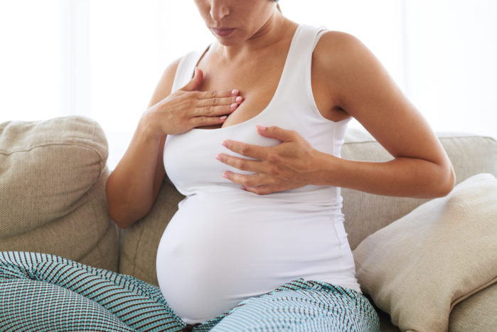 starostlivosť o prsia počas tehotenstva