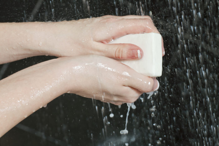 kúpeľové mydlo poškodzuje pokožku