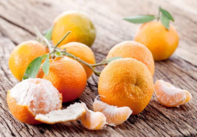 biele vlákna v pomarančoch