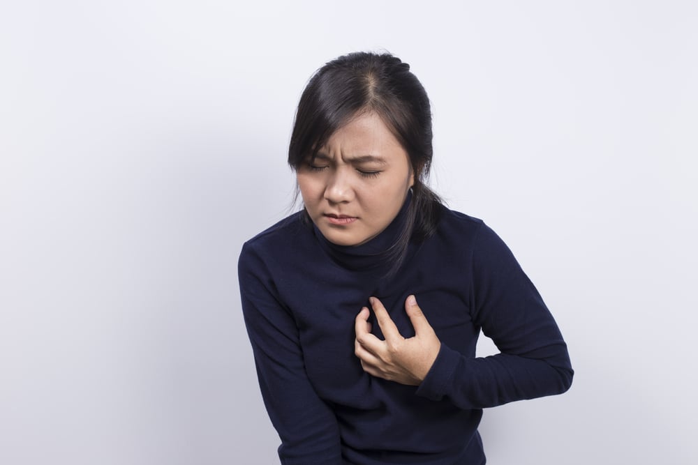 bolesť na hrudníku charakteristická pre srdcové choroby