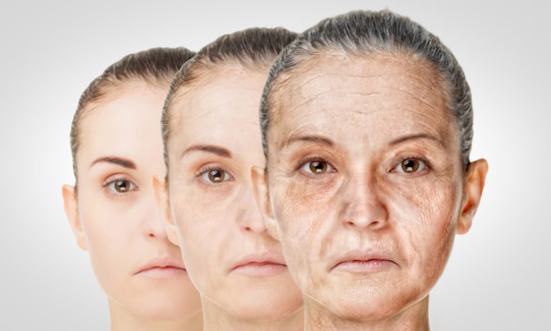 príznaky starnutia pokožky